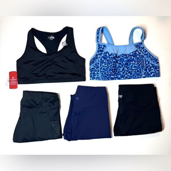 Set of 5 Activewear Leggings And Sport Bras Size-Large ( Yitty ,BCG , Syrokan ) - Picture 15 of 15